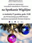 Warszów. Zaproszenie na świąteczne spotkanie.